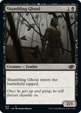 Shambling Ghoul 465 card from Jumpstart 2022