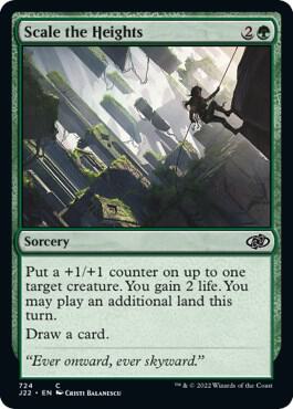 Scale the Heights 724 card from Jumpstart 2022