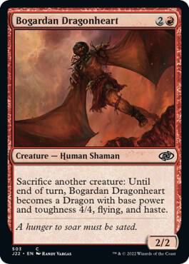 Bogardan Dragonheart 503 card from Jumpstart 2022