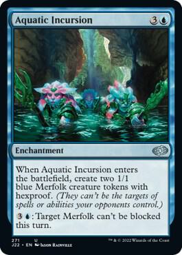 Aquatic Incursion 271 card from Jumpstart 2022