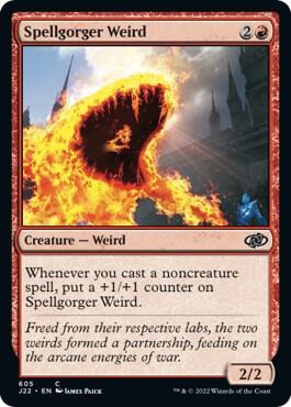 Spellgorger Weird 605 card from Jumpstart 2022