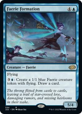 Faerie Formation 294 card from Jumpstart 2022
