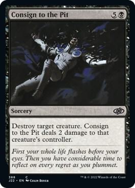 Consign to the Pit 388 card from Jumpstart 2022