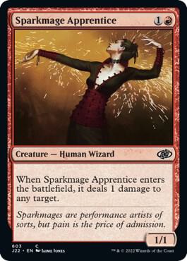 Sparkmage Apprentice 603 card from Jumpstart 2022