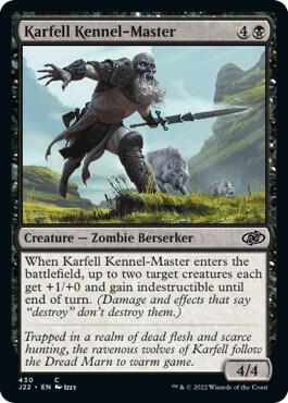 Karfell Kennel-Master 430 card from Jumpstart 2022