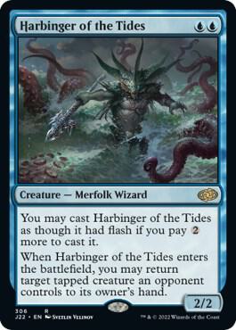 Harbinger of the Tides 306 card from Jumpstart 2022