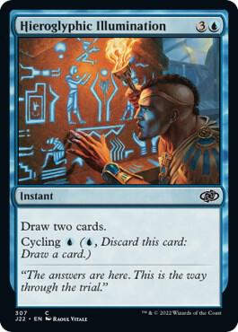 Hieroglyphic Illumination 307 card from Jumpstart 2022