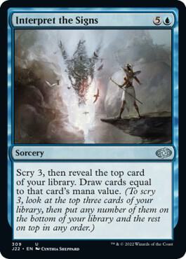 Interpret the Signs 309 card from Jumpstart 2022