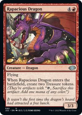 Rapacious Dragon 80 card from Jumpstart 2022