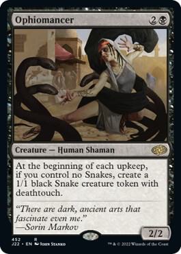 Ophiomancer 452 card from Jumpstart 2022
