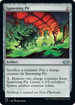 Spawning Pit 136 card from Jumpstart 2022