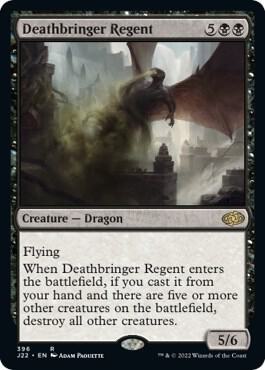Deathbringer Regent 396 card from Jumpstart 2022