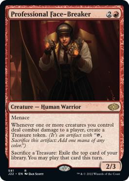 Professional Face-Breaker 581 card from Jumpstart 2022