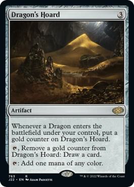 Dragon's Hoard 763 card from Jumpstart 2022