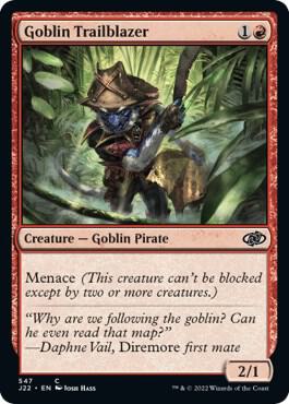 Goblin Trailblazer 547 card from Jumpstart 2022
