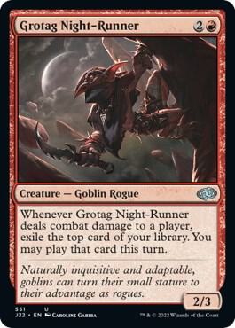 Grotag Night-Runner 551 card from Jumpstart 2022