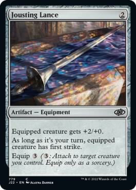 Jousting Lance 779 card from Jumpstart 2022