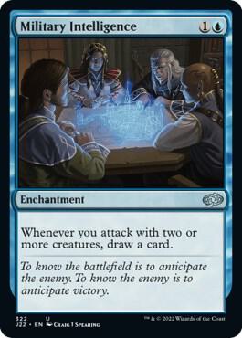 Military Intelligence 322 card from Jumpstart 2022