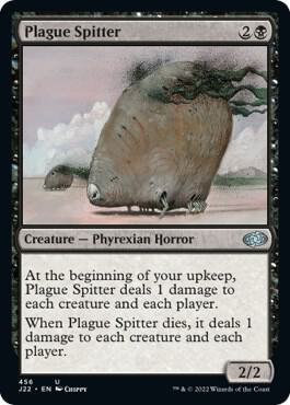 Plague Spitter 456 card from Jumpstart 2022