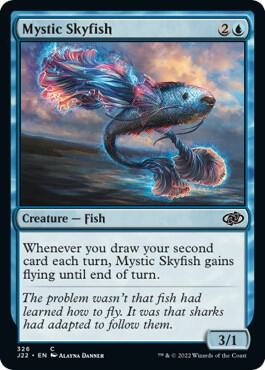 Mystic Skyfish 326 card from Jumpstart 2022