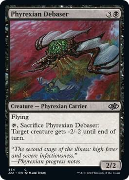 Phyrexian Debaser 454 card from Jumpstart 2022