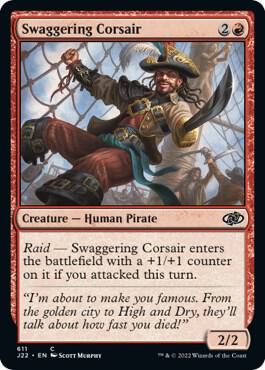 Swaggering Corsair 611 card from Jumpstart 2022