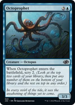 Octoprophet 329 card from Jumpstart 2022