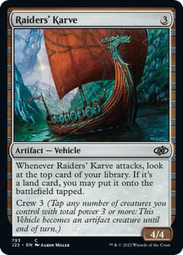 Raiders' Karve 793 card from Jumpstart 2022