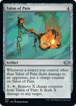 Talon of Pain 799 card from Jumpstart 2022