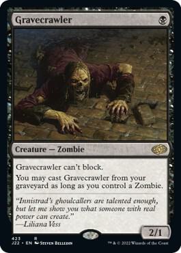 Gravecrawler 423 card from Jumpstart 2022