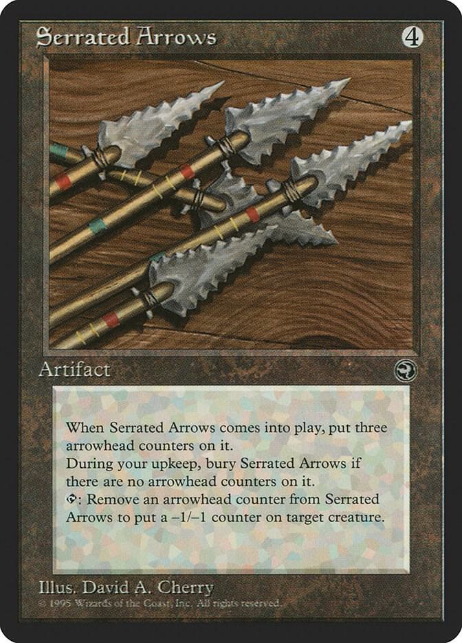 Serrated Arrows card from Homelands