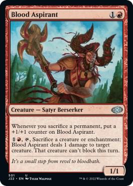 Blood Aspirant 501 card from Jumpstart 2022