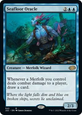 Seafloor Oracle 343 card from Jumpstart 2022