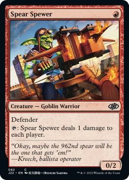 Spear Spewer 82 card from Jumpstart 2022