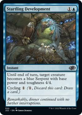 Startling Development 350 card from Jumpstart 2022