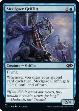 Steelgaze Griffin 351 card from Jumpstart 2022
