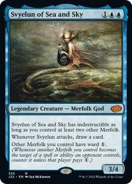 Svyelun of Sea and Sky 356 card from Jumpstart 2022