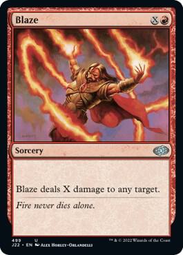Blaze 499 card from Jumpstart 2022