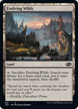 Evolving Wilds 813 card from Jumpstart 2022