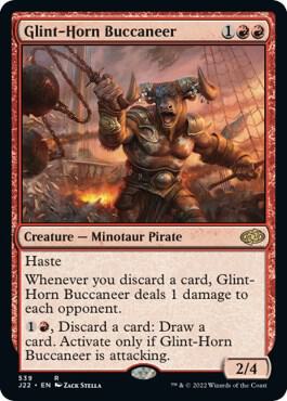 Glint-Horn Buccaneer 539 card from Jumpstart 2022