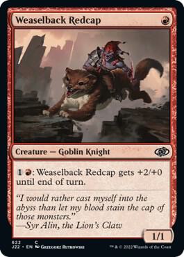 Weaselback Redcap 622 card from Jumpstart 2022