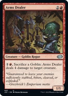 Arms Dealer 493 card from Jumpstart 2022