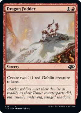 Dragon Fodder 523 card from Jumpstart 2022