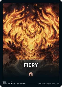 Fiery Theme Card 31 card from Jumpstart 2022