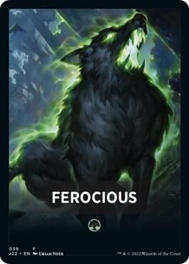Ferocious Theme Card 39 card from Jumpstart 2022