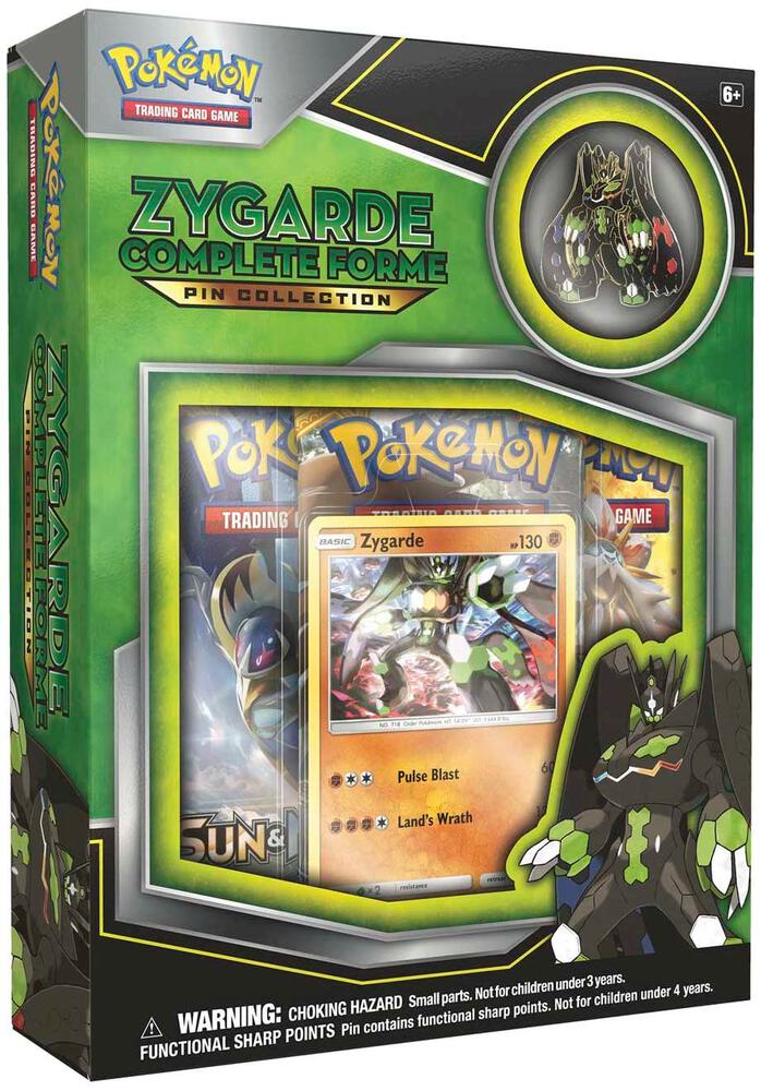 Zygarde Complete Forme Pin Collection card from SM Base Set