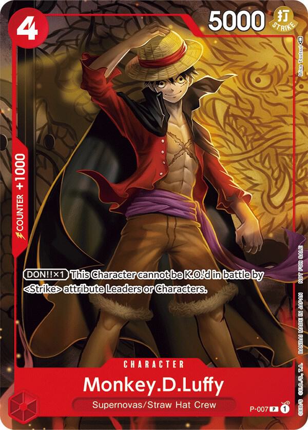 Monkey.D.Luffy (Tournament Pack Vol. 1) P-007 card from One Piece Promotion Cards