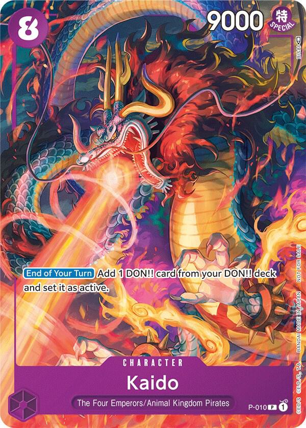 Kaido (Tournament Pack Vol. 1) P-010 card from One Piece Promotion Cards
