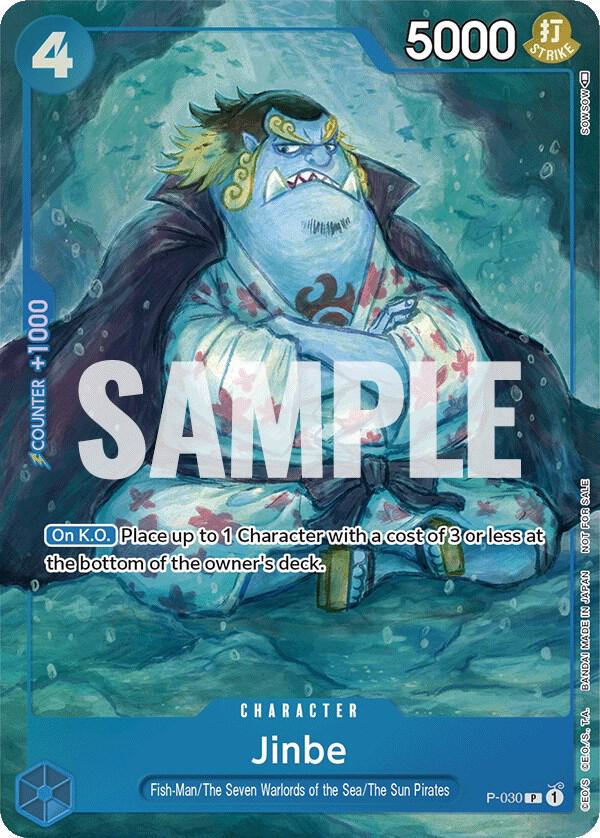 Jinbe (Event Pack Vol. 1) P-030 card from One Piece Promotion Cards