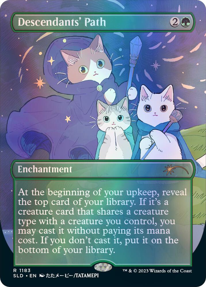 Descendants' Path 1183 card from Secret Lair Drop Series